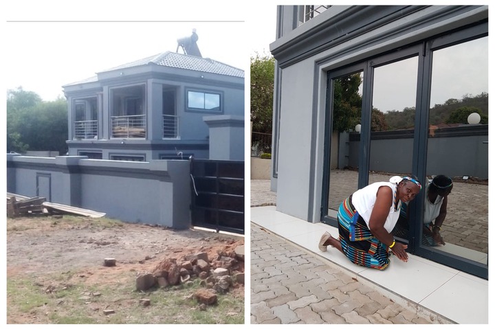 Mzansi react to pictures of a mom moving into a beautiful house built by her son