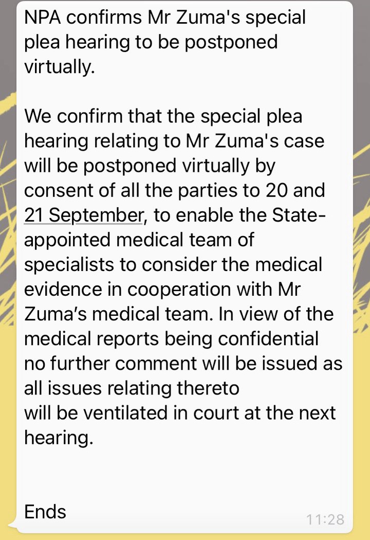 hot news on Zuma