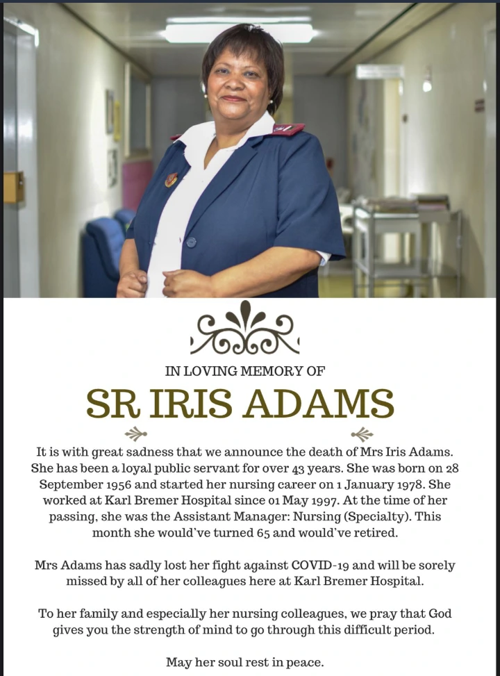 1 Of The First People To Accept Covid-19 Vaccine Shot In SA Has Died From COVID-19