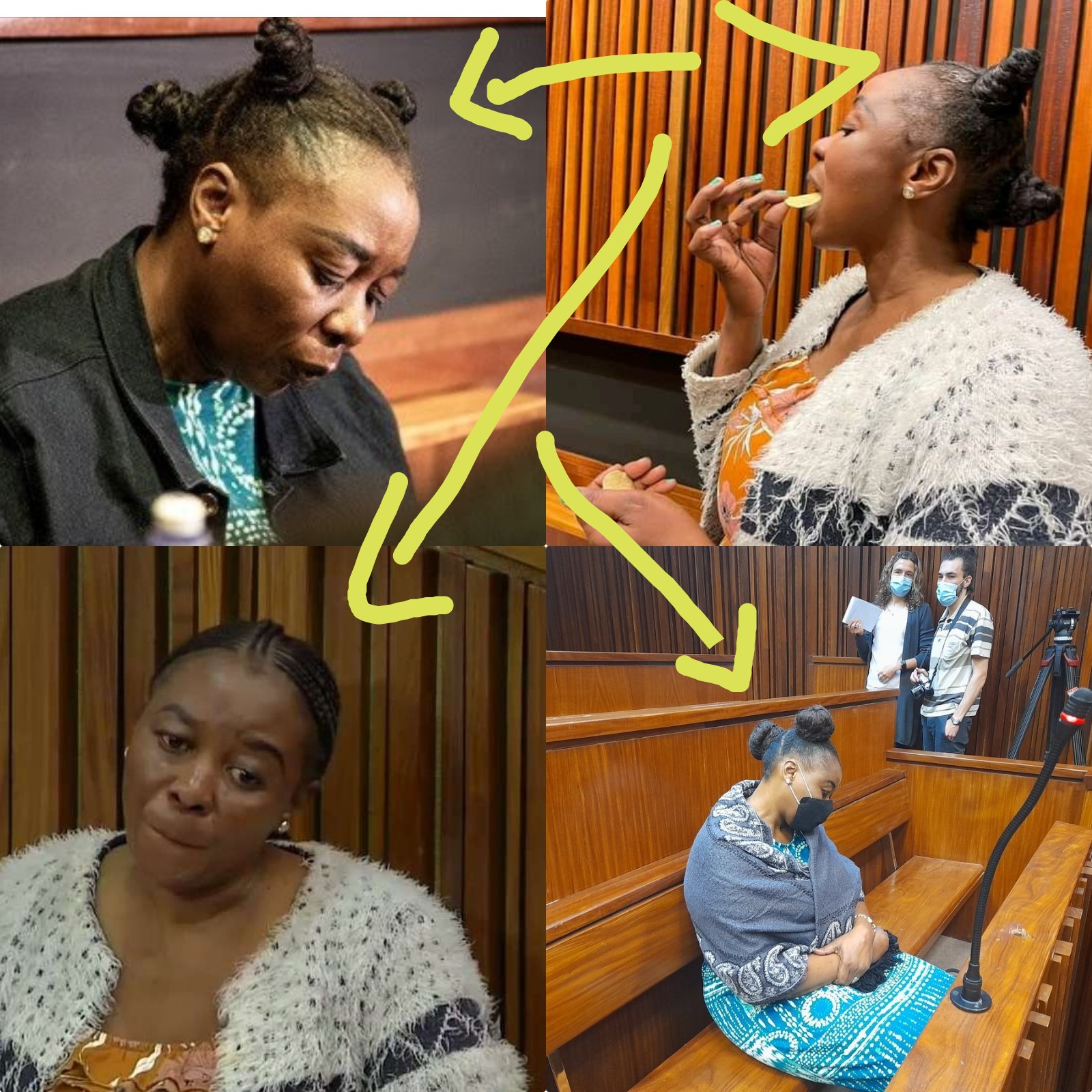 Strange things which Rosemary Ndlovu does each time she appears in court