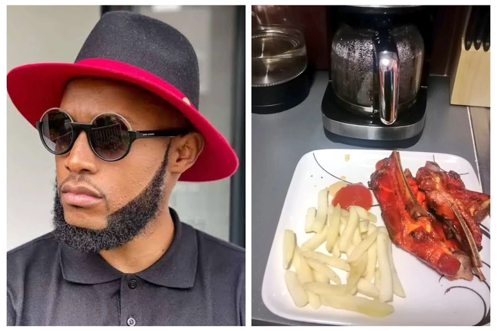 Somizi’s estranged husband’s meal left Mzansi unimpressed with his cooking skills… Check reactions.