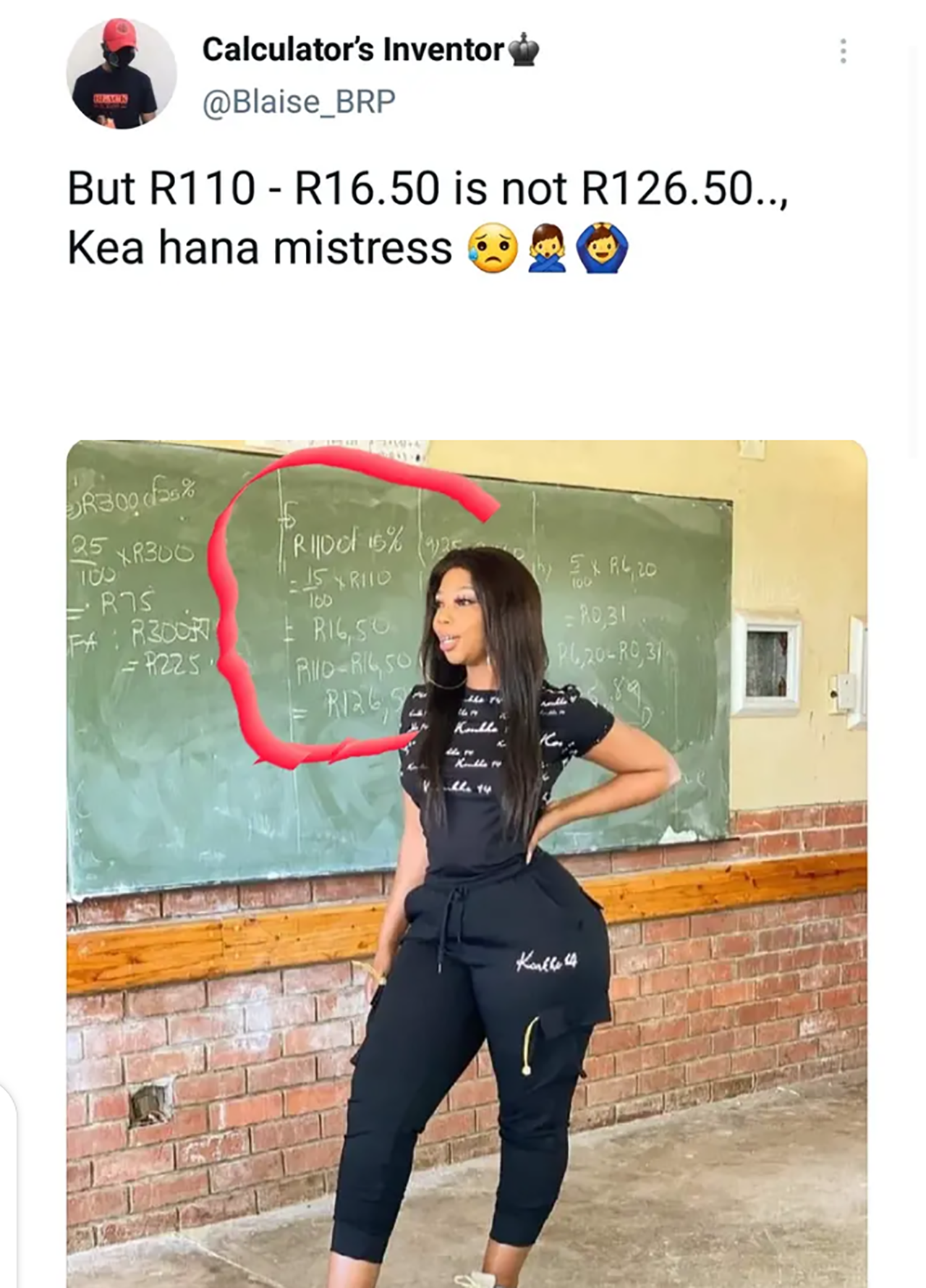 People react after seeing what the hot teacher wrote on the board