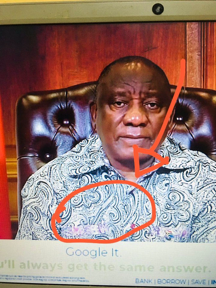 What Mzanzi Noticed When The president was addressing last night