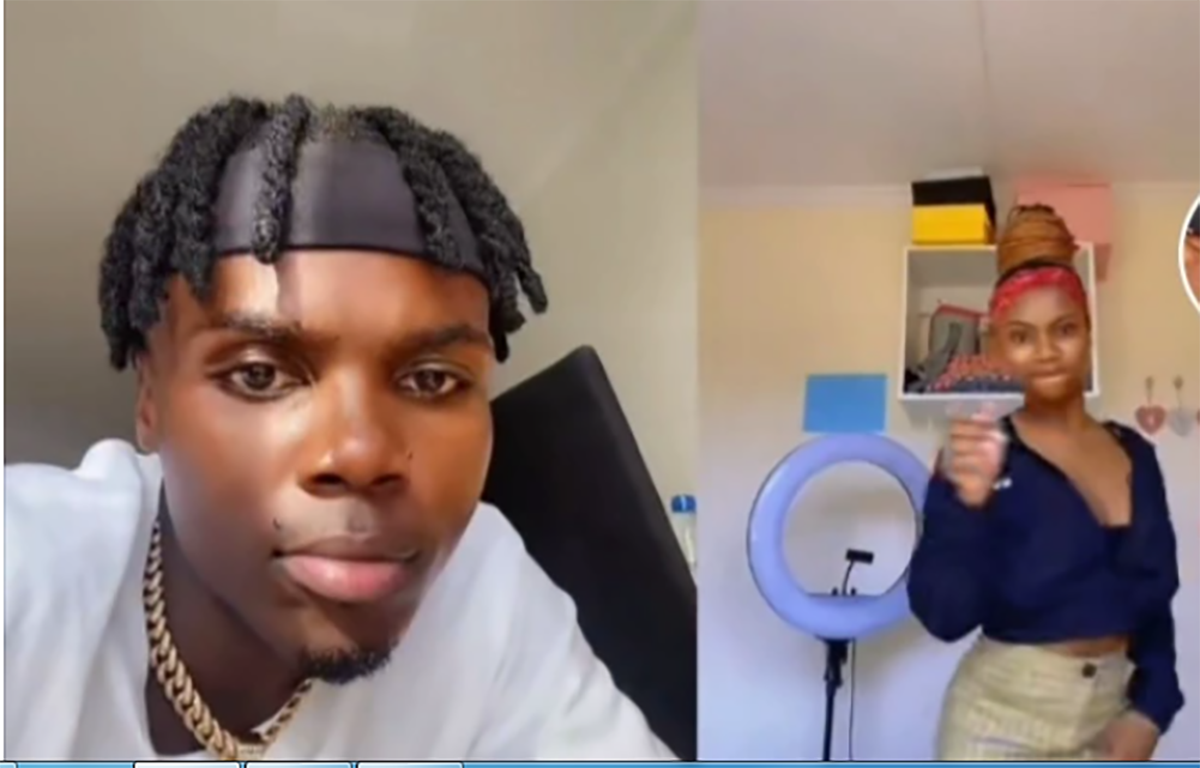 Blaq diamond singer is crushing on TikTok sensation