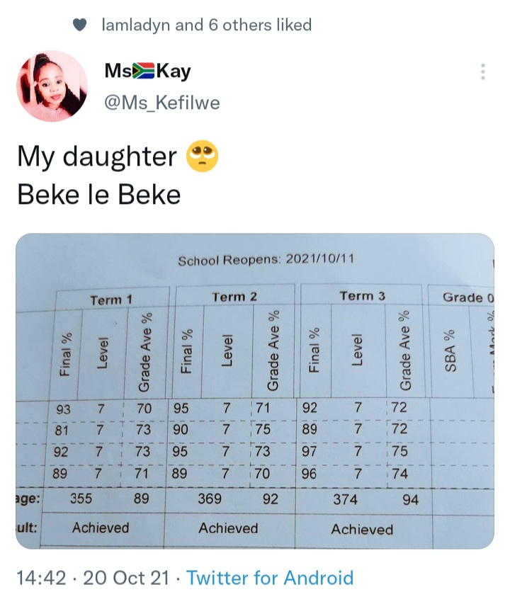 Mother is warned after posting her daughter’s school report card