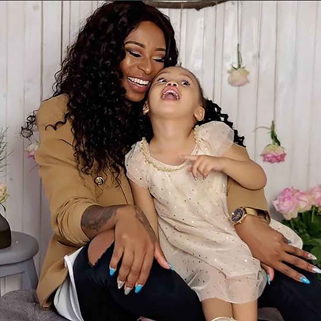 Dj Zinhle Murdah Bongz and Kairo having a play date