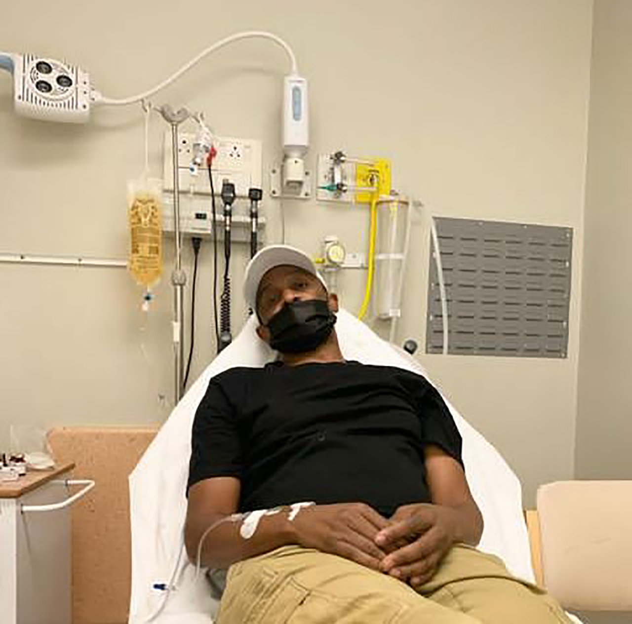 Heartbroken! Arthur Mafokate is in hospital.