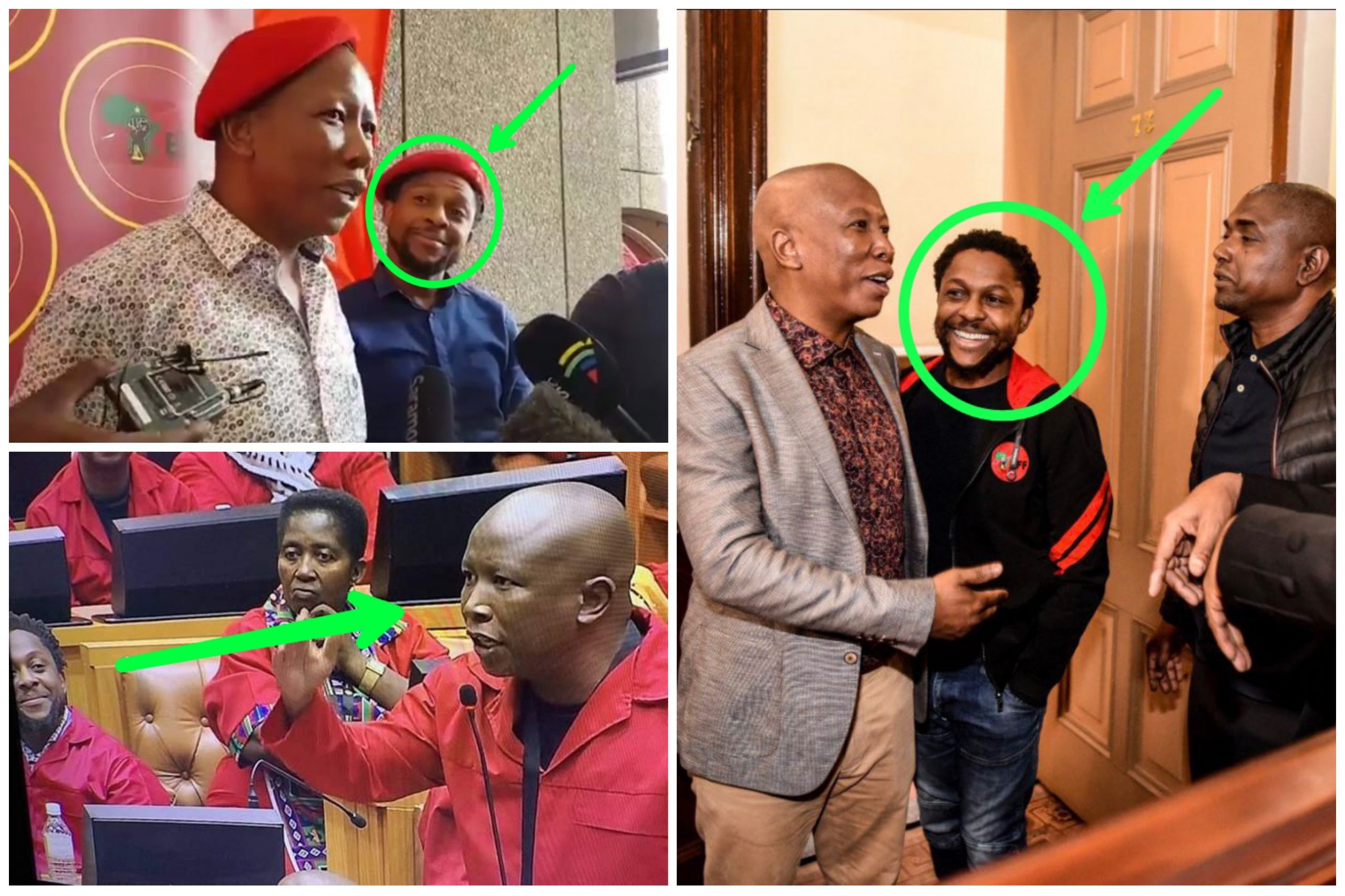 See This: People Noticed Something Fascinating Between Julius Malema And Mbuyiseni Ndlozi
