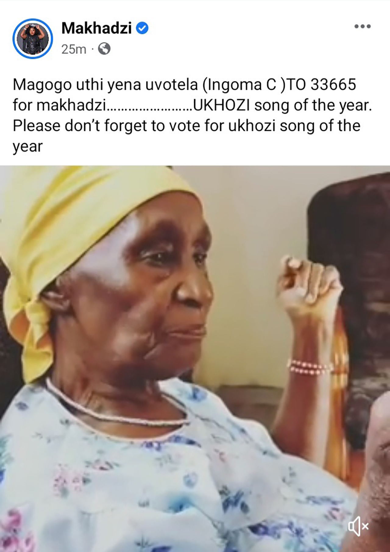 Gogo says she is voting for Makhadzi