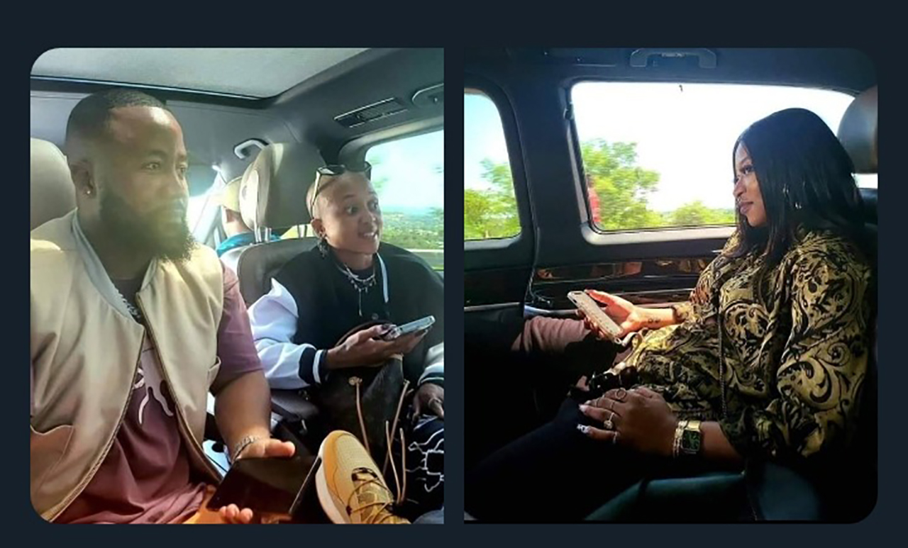 Cassper Nyovest was caught on Camera flirting with Dj Zinhle