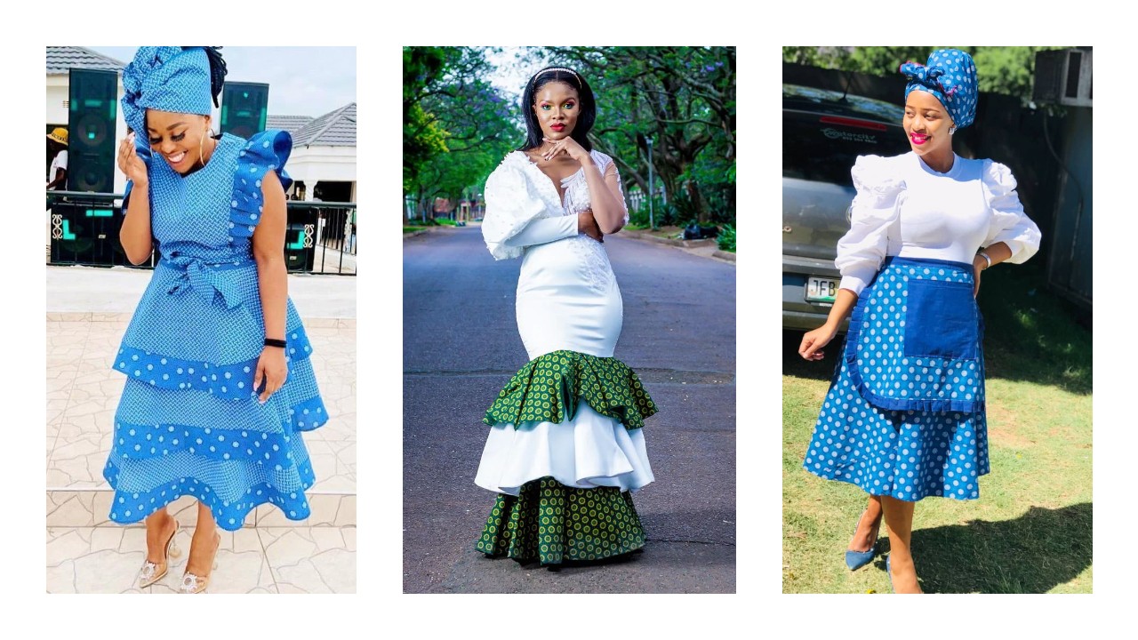 Traditional African Shweshwe Dresses For Women 2022