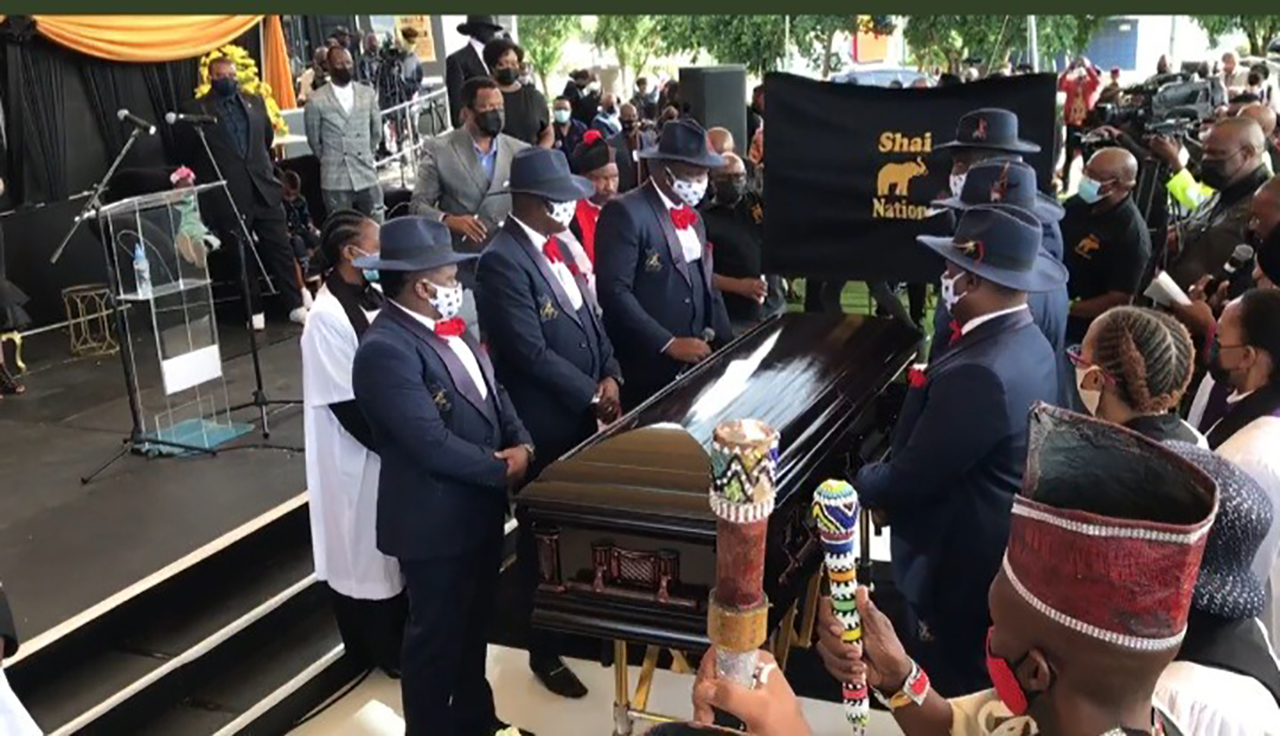 Look at who was spotted at Patrick Shai’s funeral: UNEXPECTED