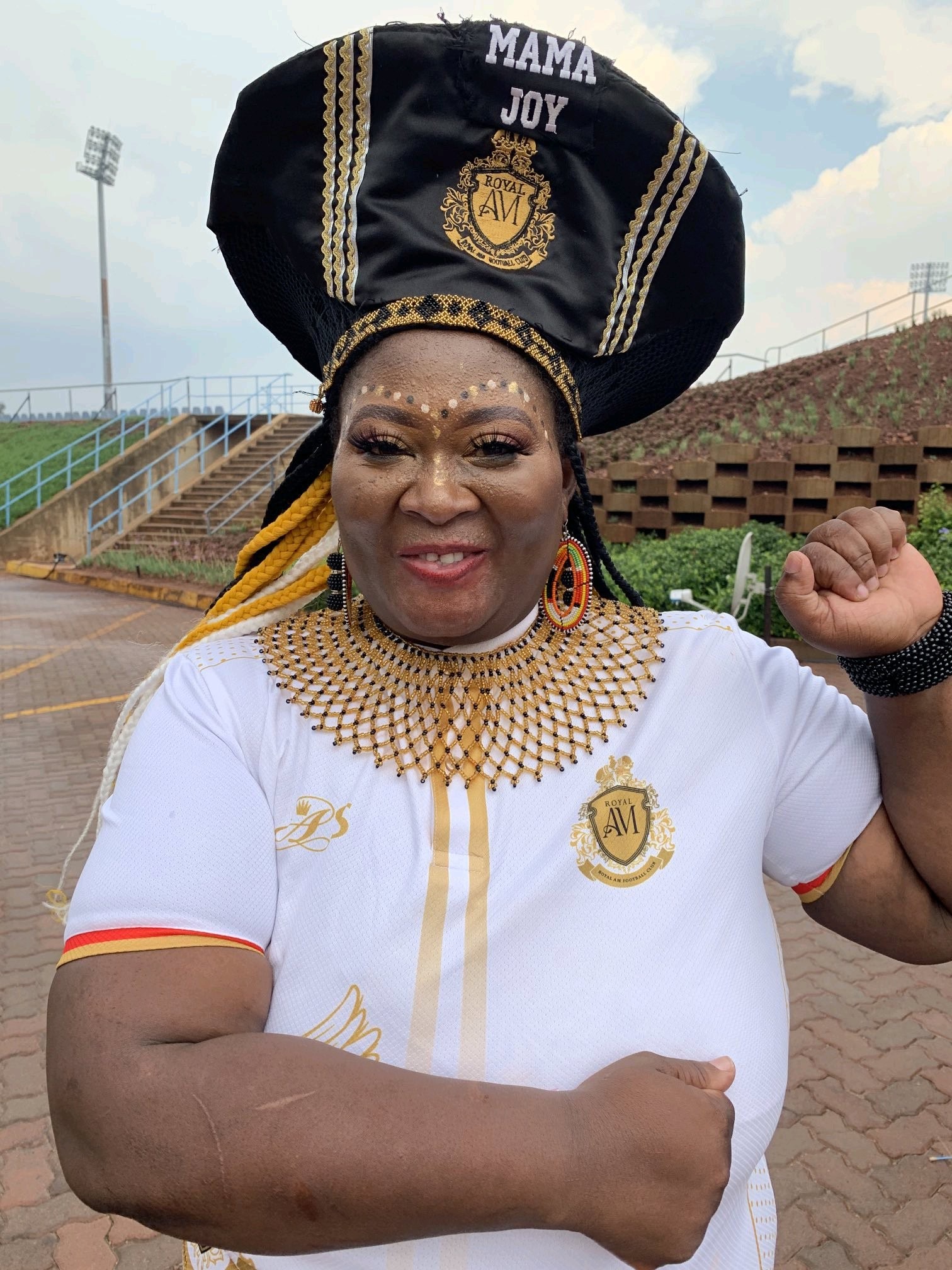 It Seems Mamkhize Is Paying Well: Check Out Glowing Pictures Of Royal AM Supporter Mama Joy