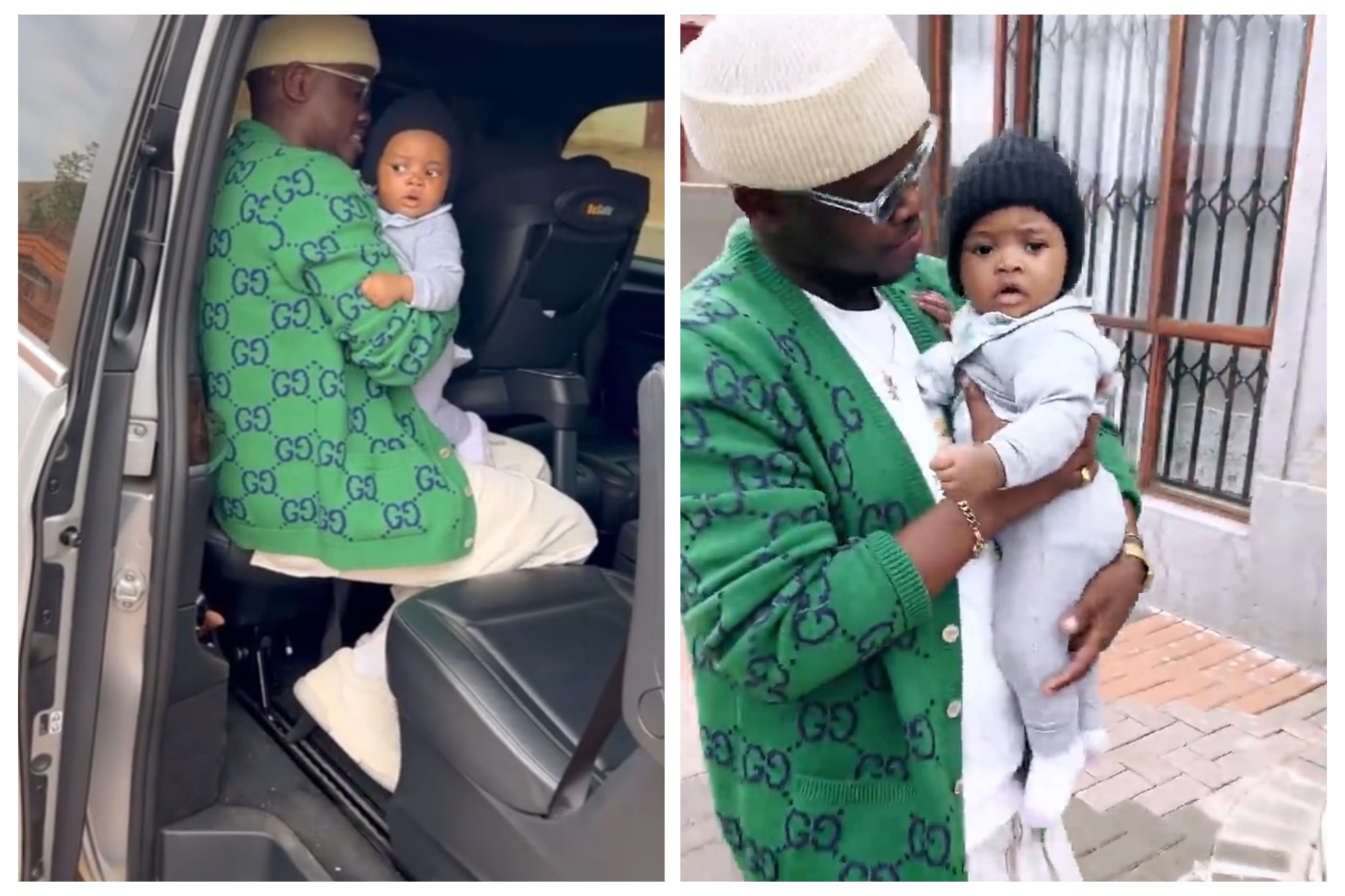 DJ Zinhle’s baby daddy recently went to his hometown with their daughter Asante, leaving many dazed