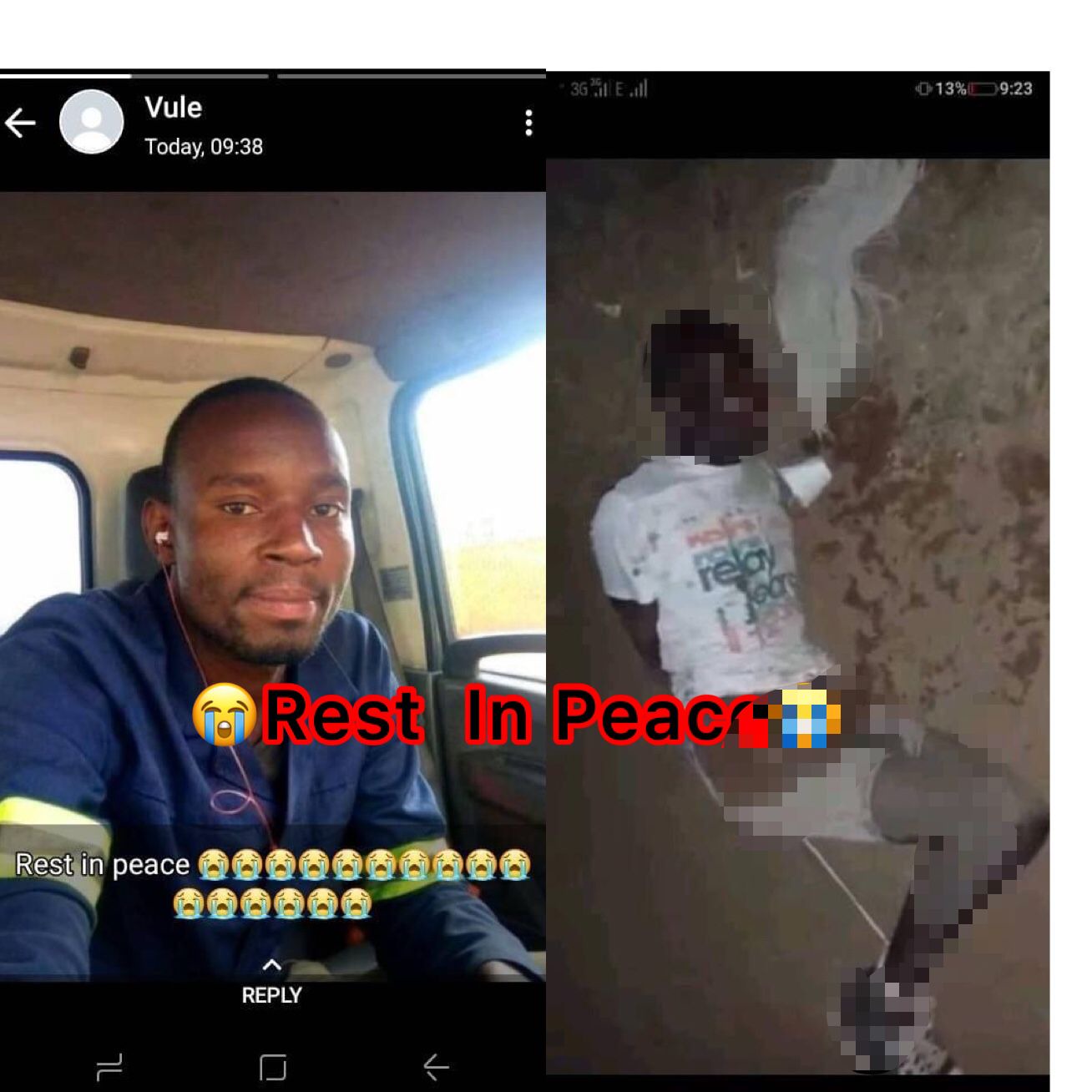 RIP: This Man Died A Painful Death, He Was Tied And Beaten Then Thrown In The Dam For doing This