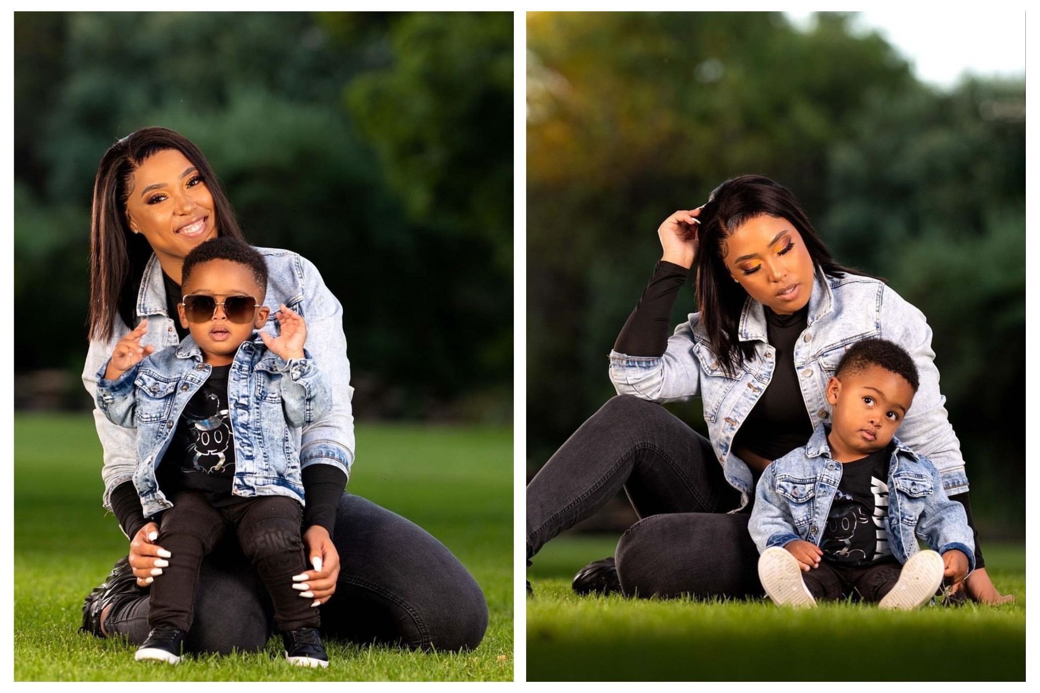 It’s his show, I’m just a background artist Simphiwe Ngema and her adorable son caused a commotion