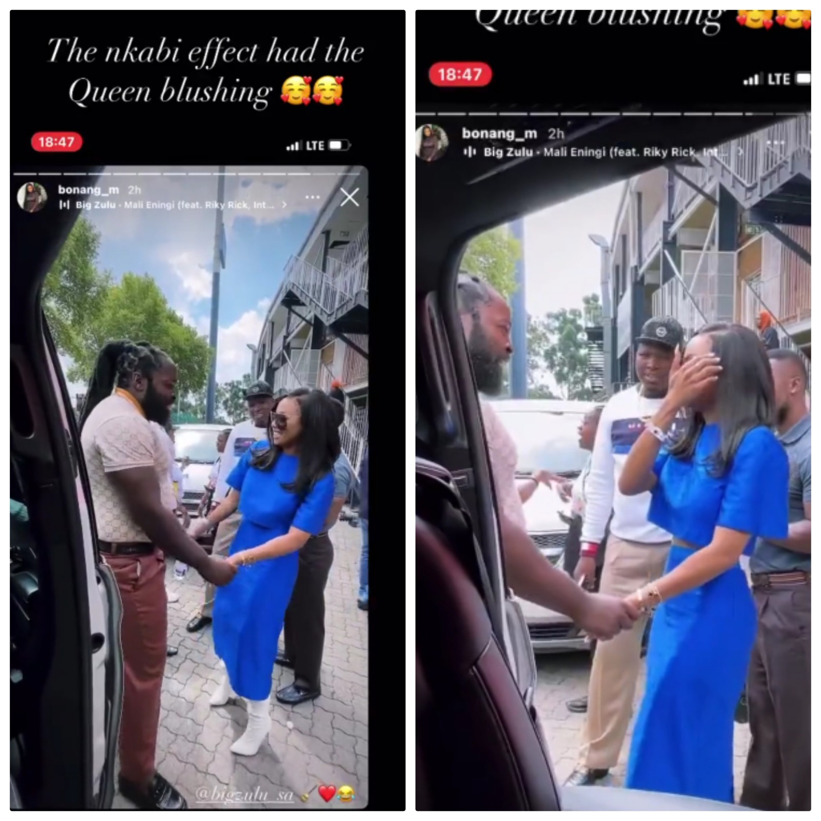 Bonang has found a new Soulmate? She was seen Blushing at a well-known Celebrity_Check this out
