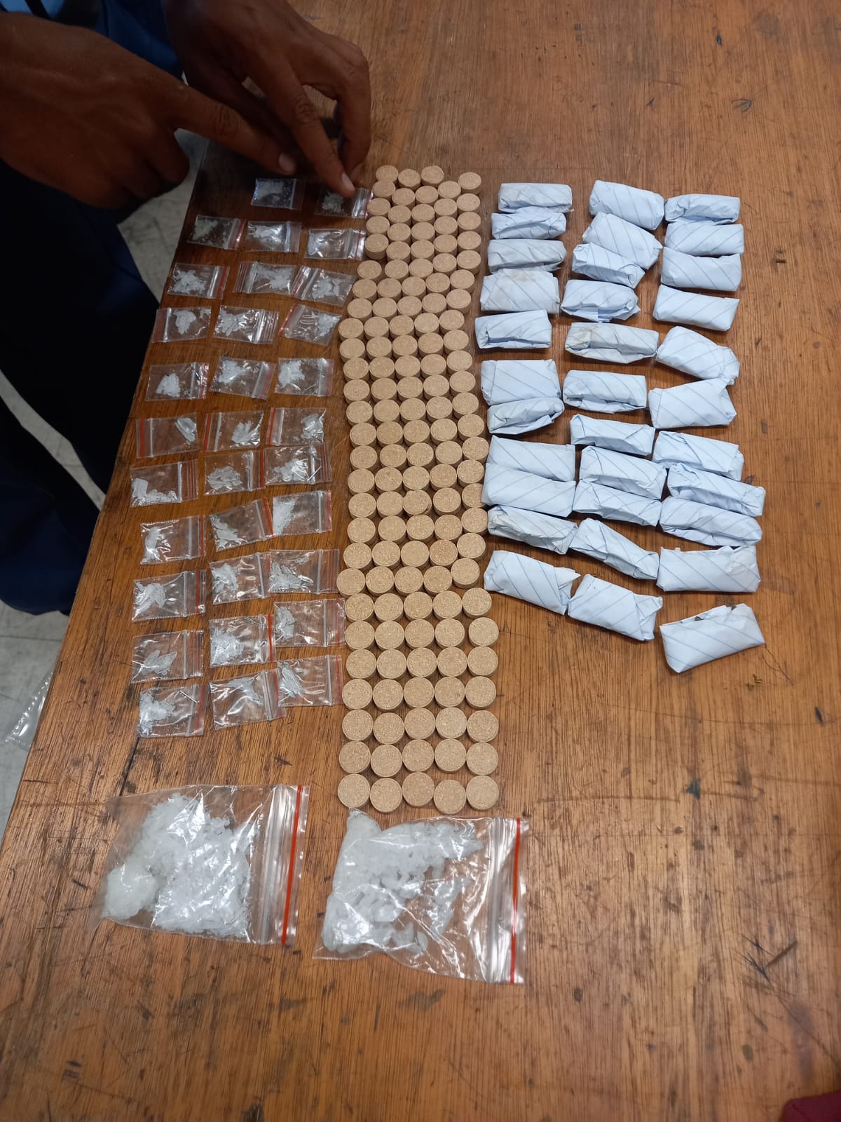 Drugs and guns killing the country. Police making many arrests related to drugs