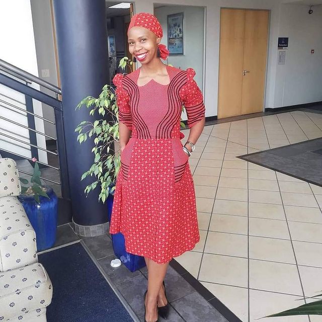 Shweshwe Dresses 2022 Traditional Dress For Ladies