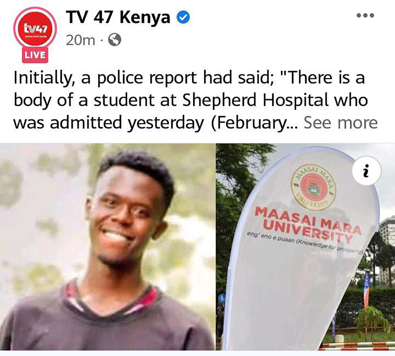 Pic Of University Student Who Died Due to An Erection That Lasted For 3 Days