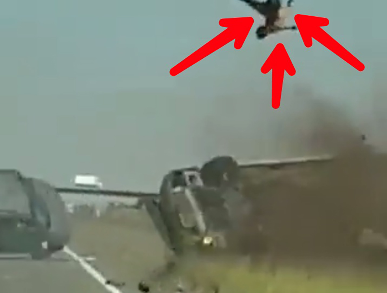 Man Flung Out Of A Vehicle During A Horrific Accident Caused By A Quantum