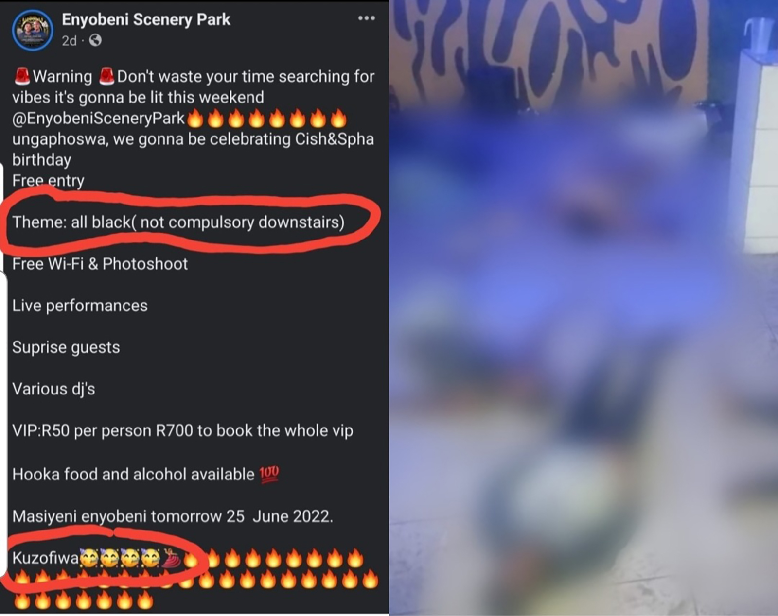“Kuzofiwa” Mzansi Reacts To Theme & Statement Made By Tavern Where People Died