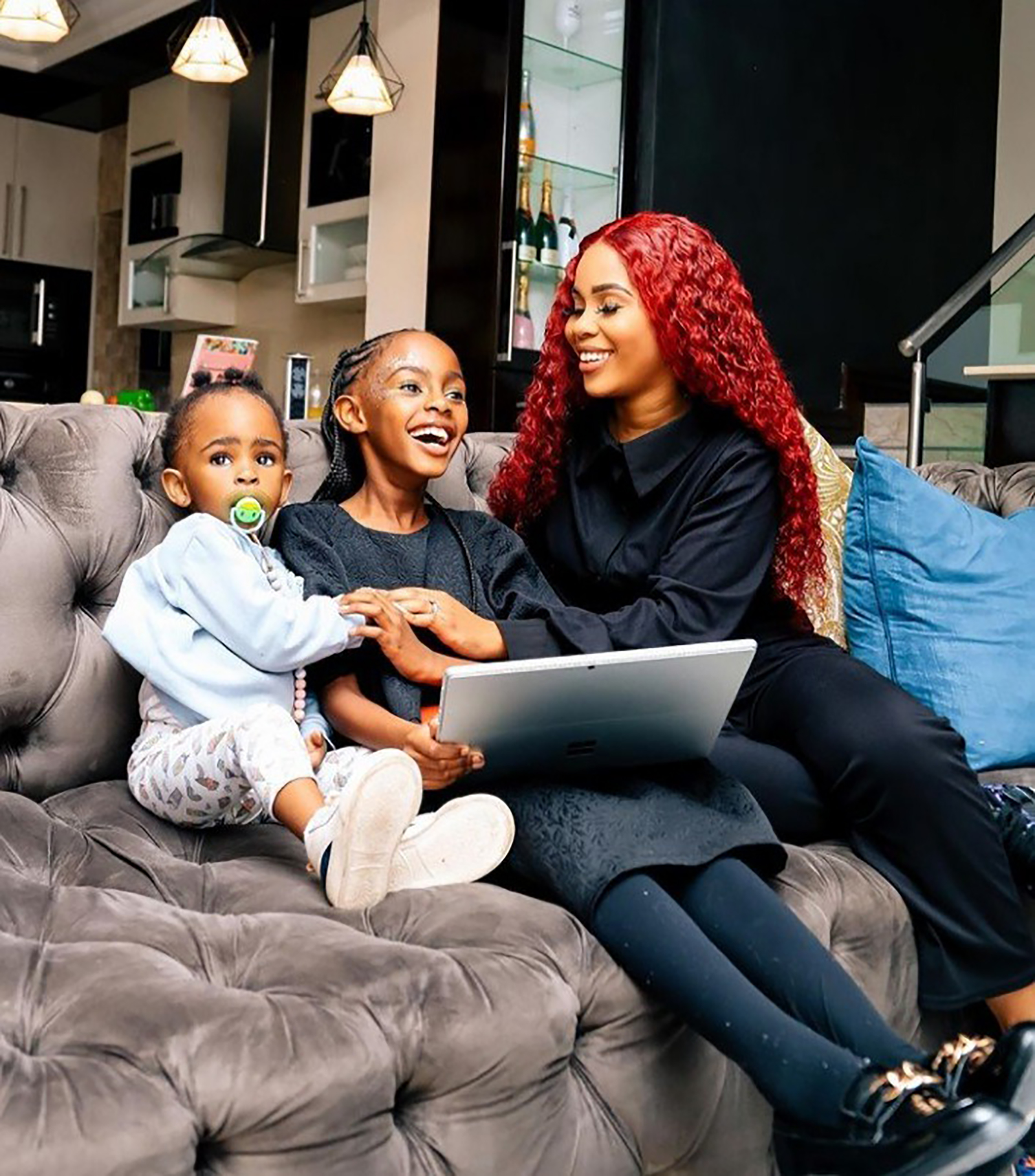 Kwesta’s wife and their children leave her fans speechless with recent pictures