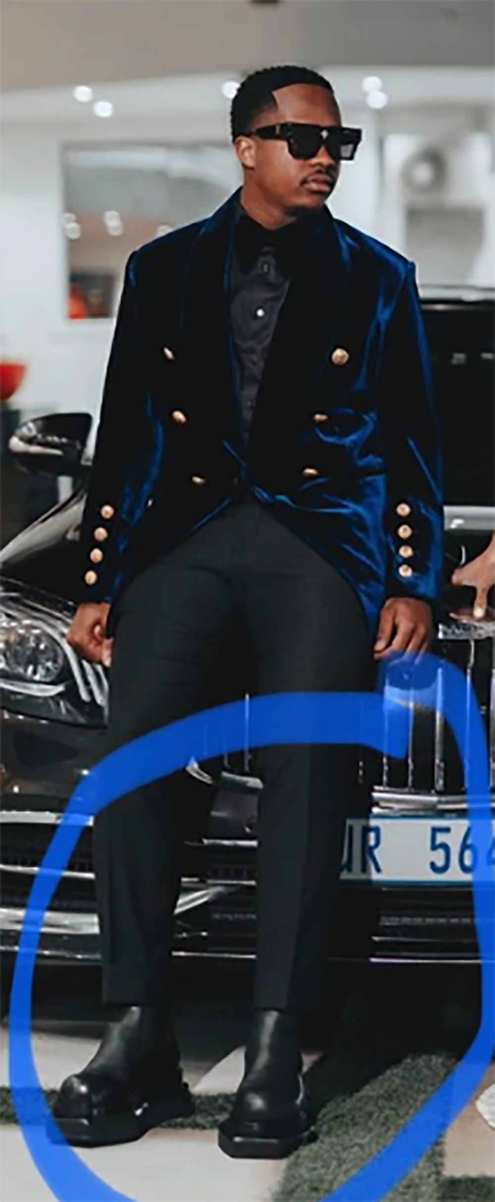 Andile Mpisane mommy’s boy spotted wearing some boots costing a million, could it be?