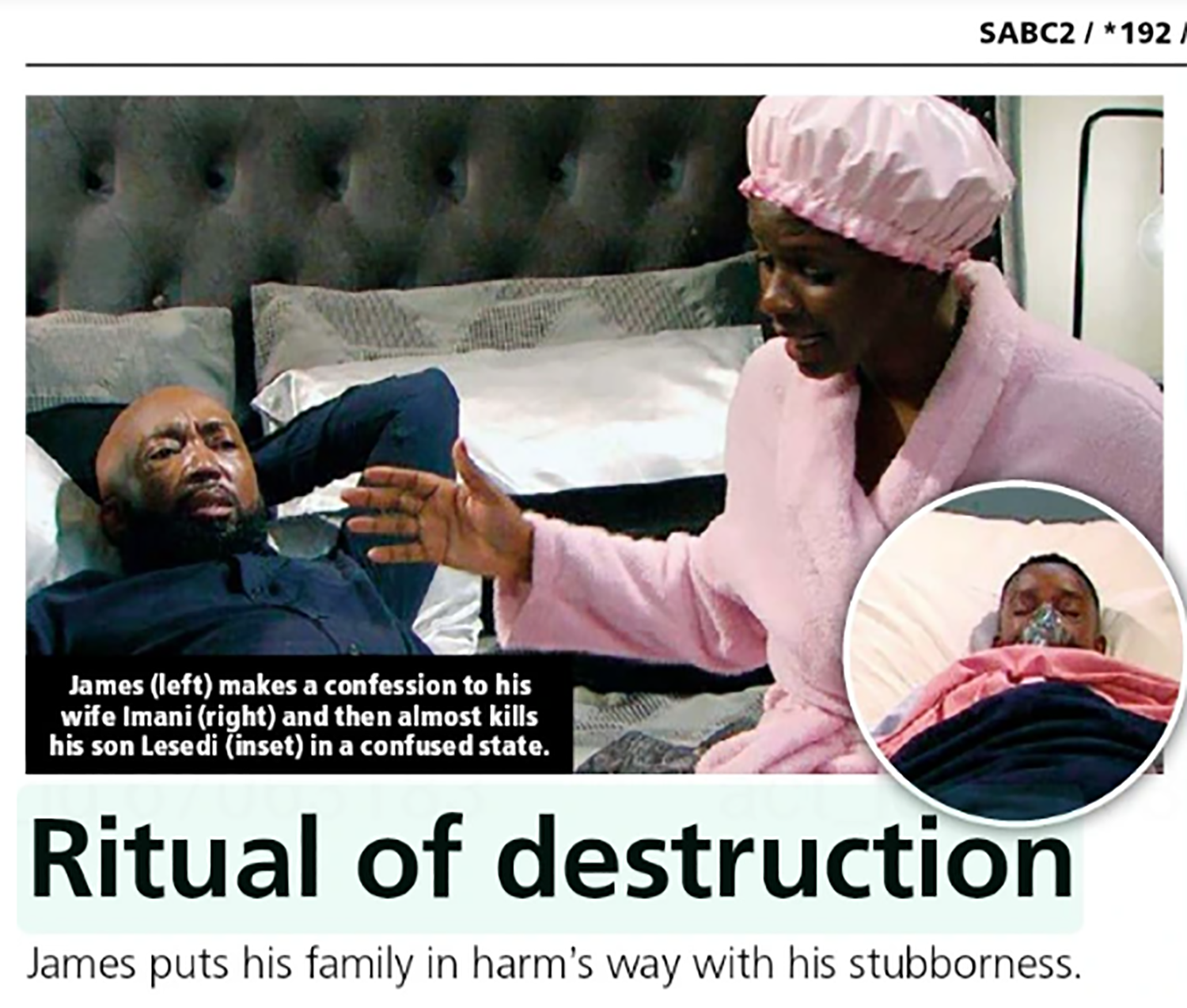 Muvhango: James finally makes a confession but is it too late?