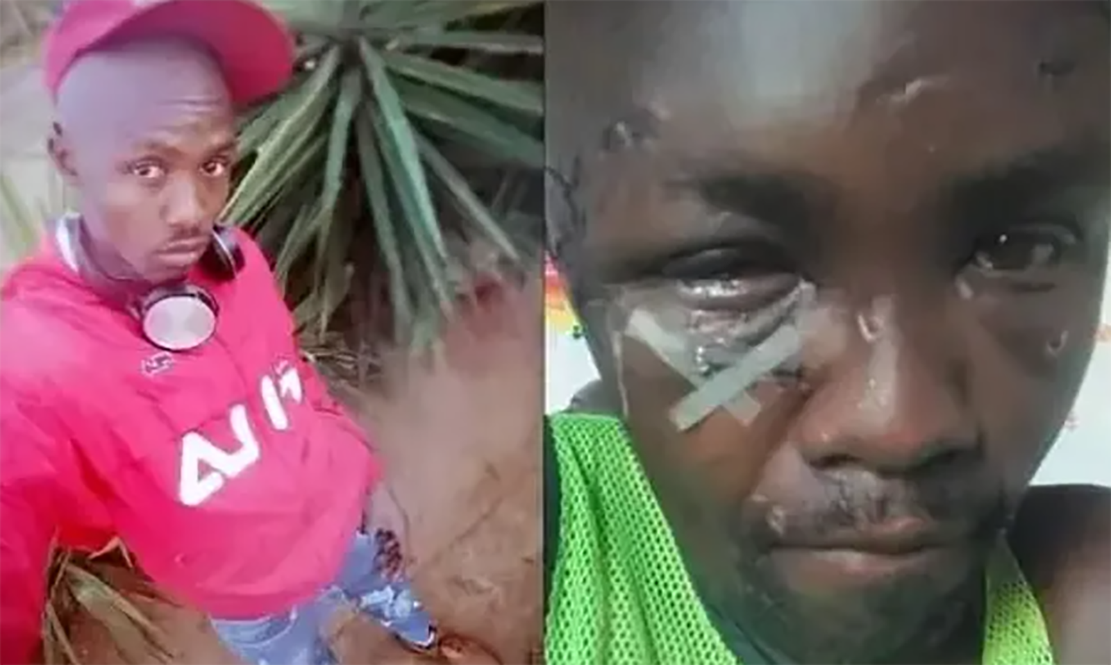 A man who was stabbed and left blind trying to save a woman from being r_ped speaks out