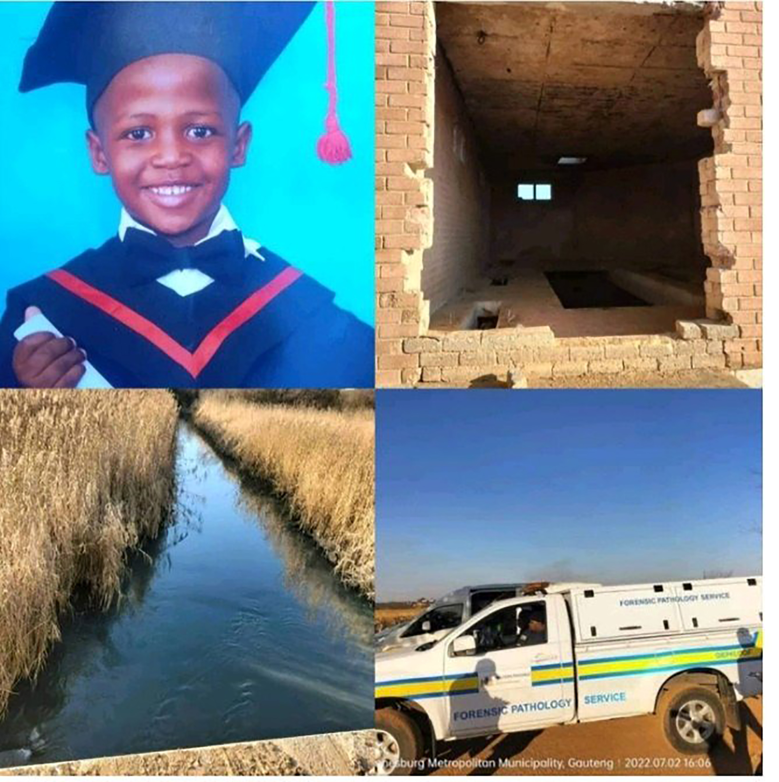 The Body Of The 6-Year-Old Boy Who Has Been Missing For 20 Days Was Recovered At Eldorado Park.