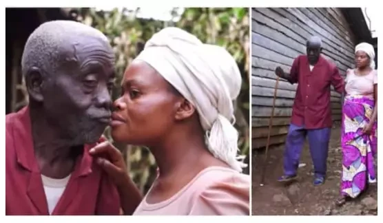Meet 22-Year-Old Girl Madley in Love With 88-Year-Old Man And She Is Pregnant With His 8th Child