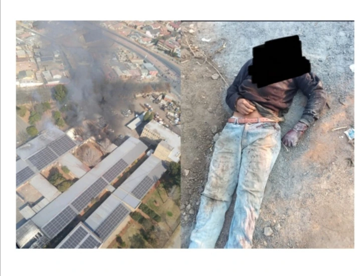 One protestor killed and police station set on fire