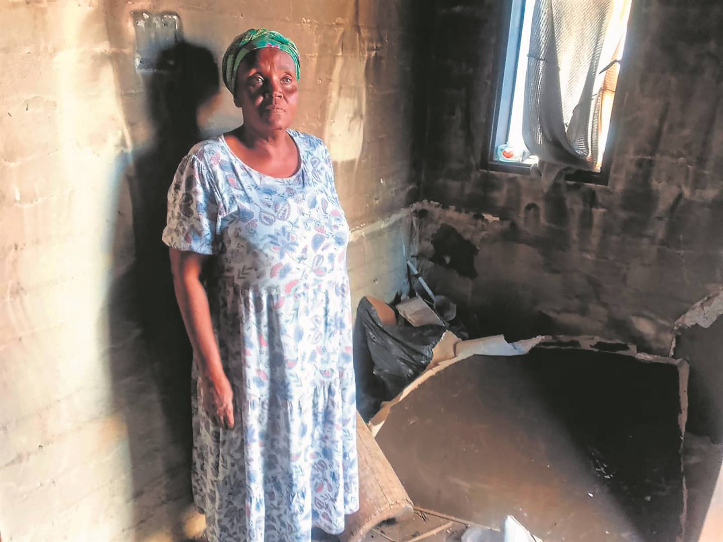 The battle in Bar left the 80 years Old Grandmother in tears