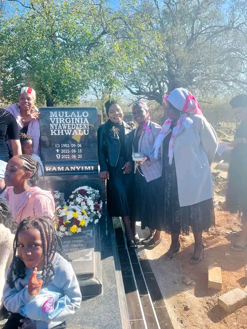 Makhadzi is sadly mourning the passing of her family member