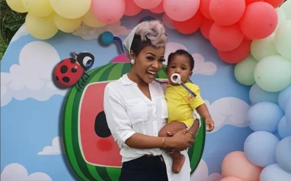 Zandie Khumalo writes sweet birthday to her son who turns 1