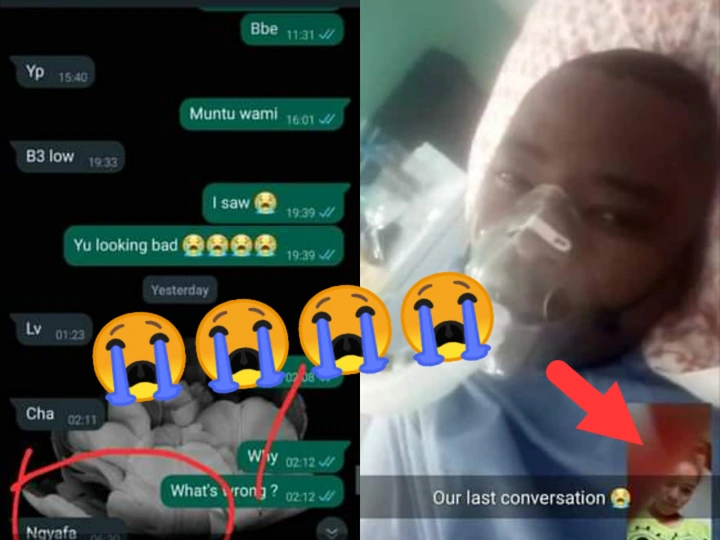 This Guy Sent An Emotional Text To His Girlfriend Before Dying, Read The Text That Made Her Cry RIP