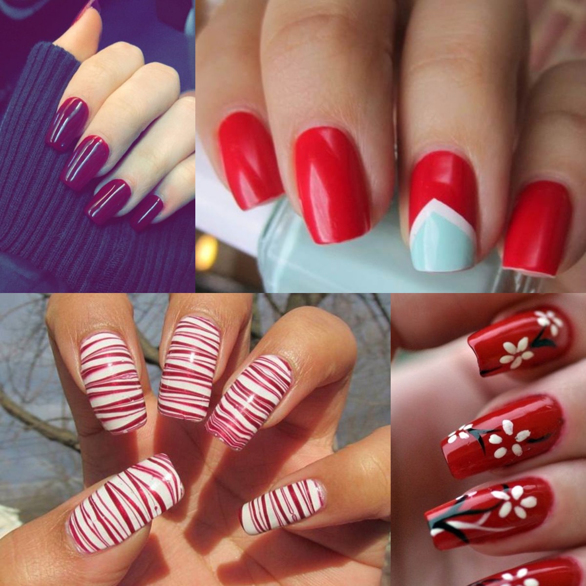 Ways to Style the Classic Red Nail (out of the box)