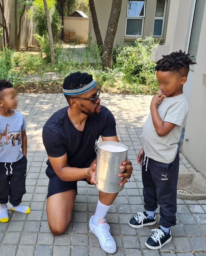 Zizo Tshwete’s baby daddy shares an amazing picture of him and their boys