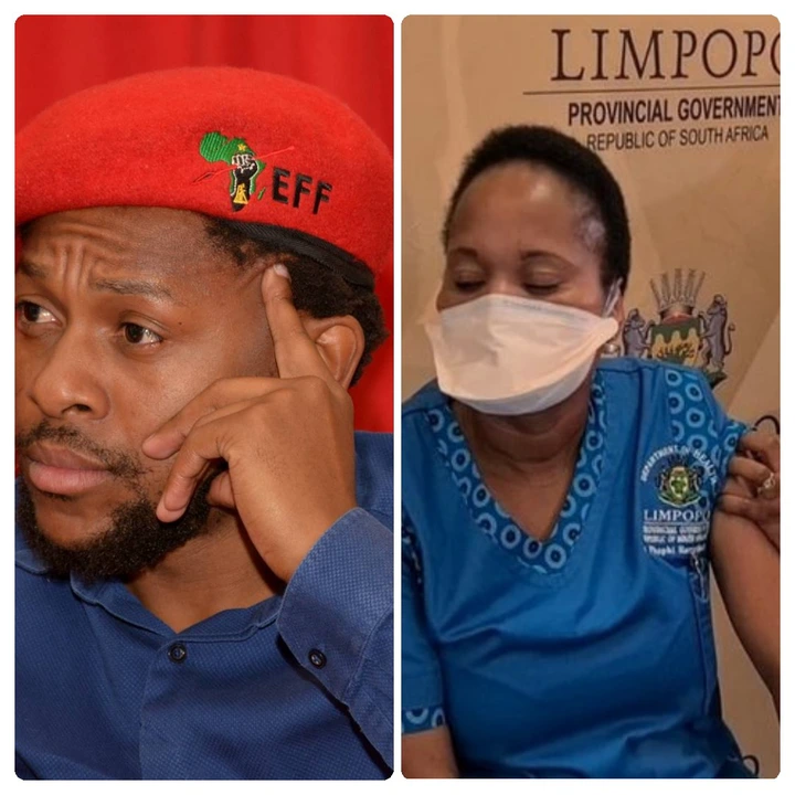 Angry Dr Mbuyiseni Ndlozi takes on MEC Phophi Ramathuba, calling her ” idiot of a Health MEC”