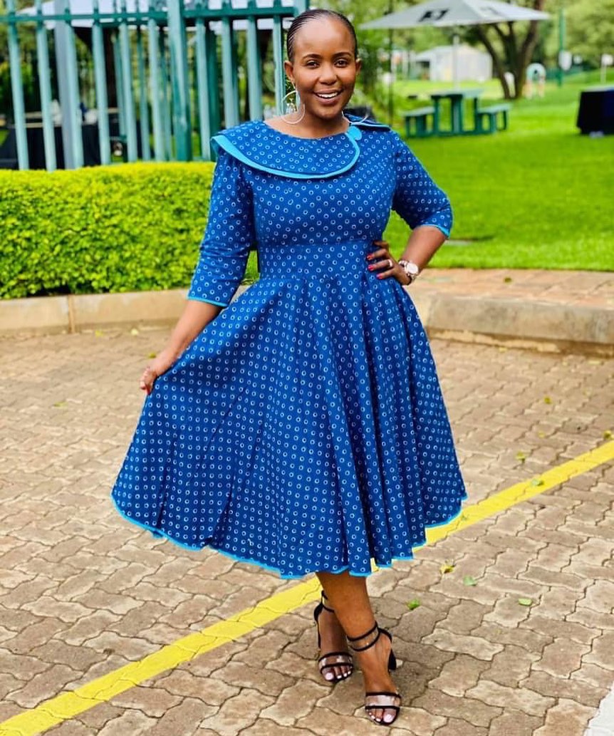 Stylish Tswana Traditional Dresses for Weddings 2023