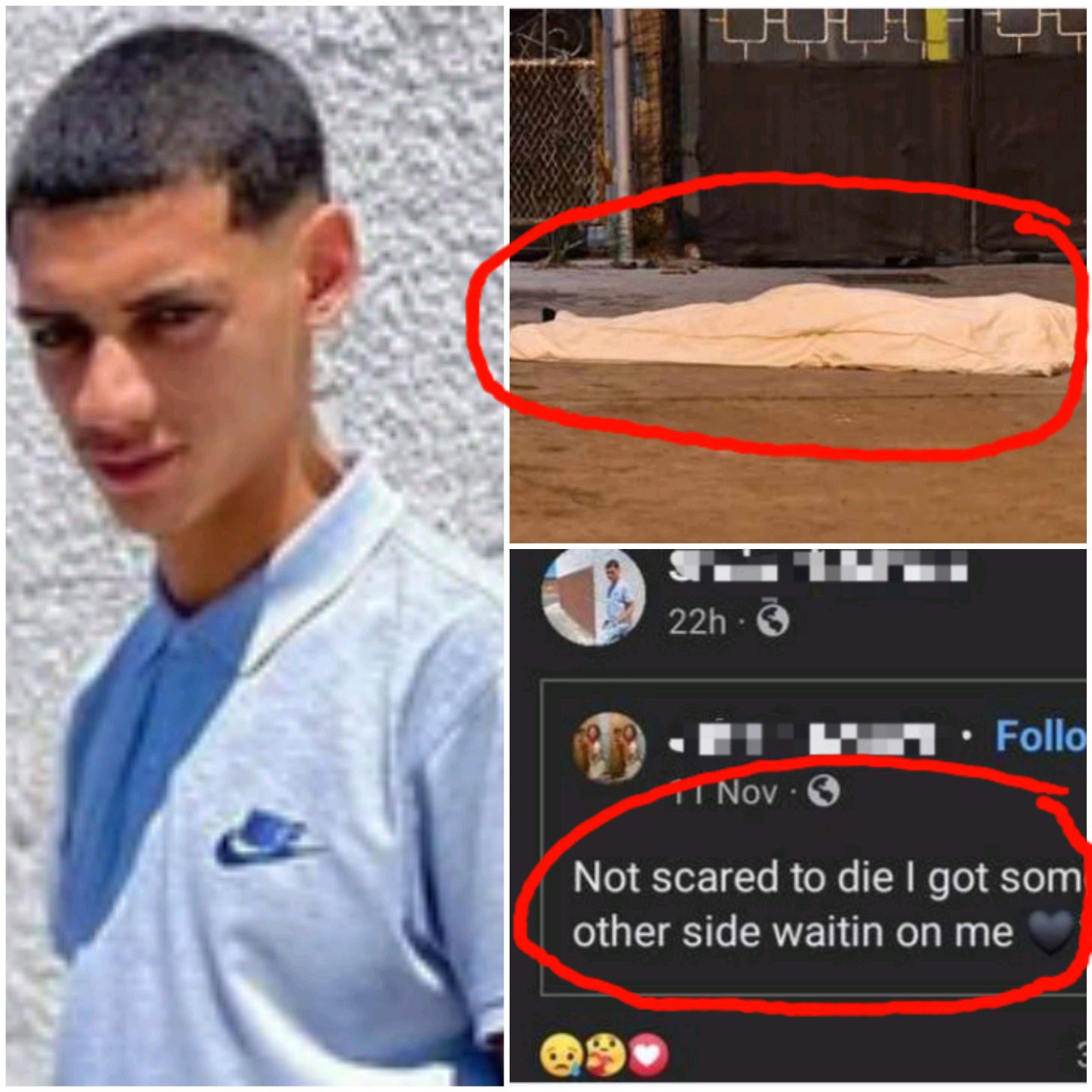 He predicted his death and was gunned down 11 hours later RIP